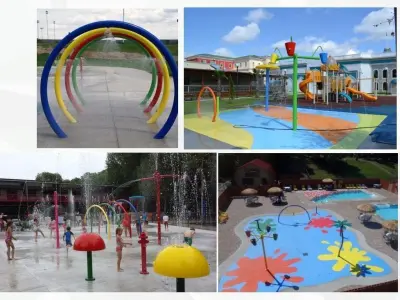 Playground splash zone 3D model