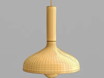 LUCIO brass pendant lamp 3D model