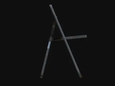 Folding Chair 01 Low-poly 3D model