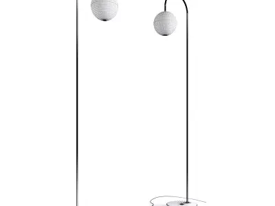 Floor lamp cedar and moss floor lamp 3D model