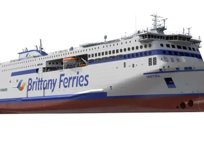 Santona Brittany Ferries Passenger and Vehicle RoPax Ferry 