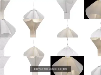 Backnate Ikea Lamps 3D Model Pack