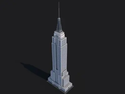 Empire State Building Landmark 3D model