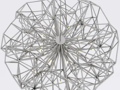 terzani Etoile Suspension chandelier 3D model