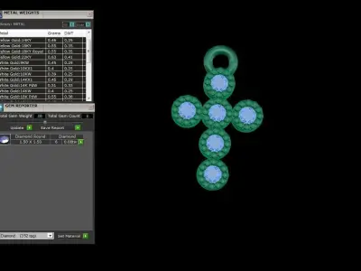 Kids Pendants 3dm STL OBJ FBX Renders Details 3D print model 6