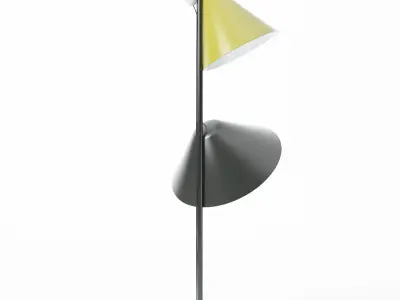 Funnel Floor Lamp Free 3D model