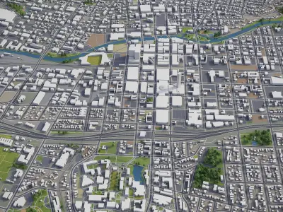 Reno-Sparks  Low-poly 3D model