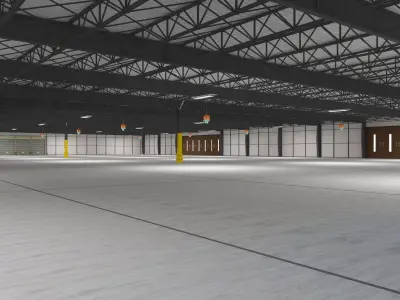 Exhibition Hall interior 17 3D model