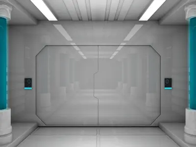 Sci Fi Interior 3D model