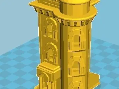 Medieval Light House 11 3D print model