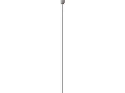 HECTOGRAM Floor lamp silver  white 3D model