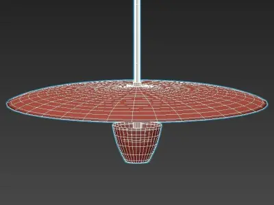 reflect pendant light with shade 3D model