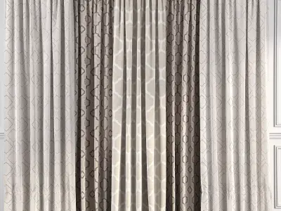 Curtain Set 46 3D model