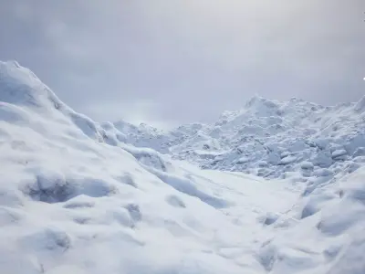 Big Snow collection  2022  Low-poly 3D model