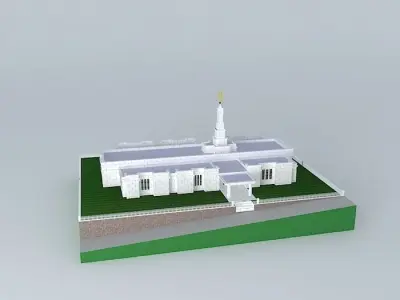 LDS Temple Melbourne Australia Templo Mormon. Free 3D model