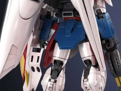 Gundam Zero Wing XXXG-00W0 Low-poly 3D model