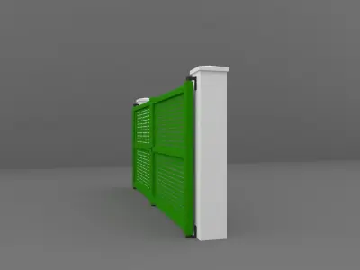 Outdoor Gate 3D model