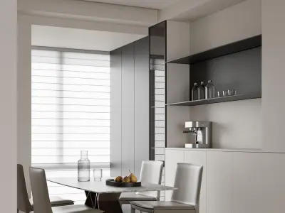 apartment interior scenes  3D model