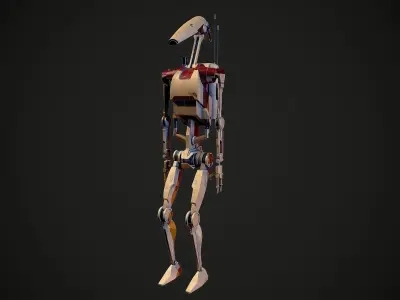 B1 Battle Droid 3D model