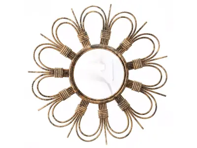 Esger Daisy Petal Accent Mirror 3D model