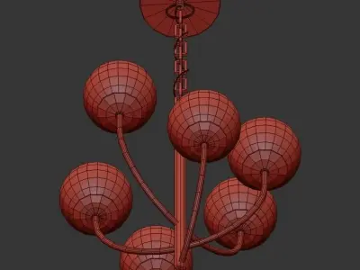 Sunny Pendant 3D model