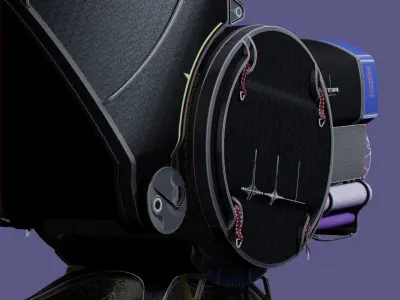 Inquisitor futuristic observation station 3D model