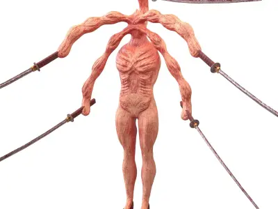 Monster Si Yuk v1 001 Low-poly 3D model