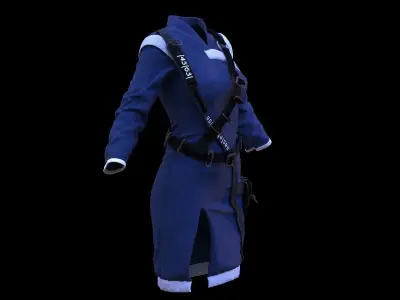 SCIFI SPACE SUIT 3D model