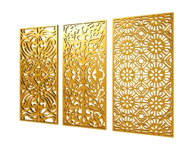 Gold Carving 21 3D model