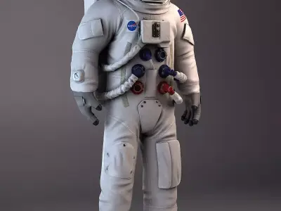 NASA Astronaut Apollo 3D model
