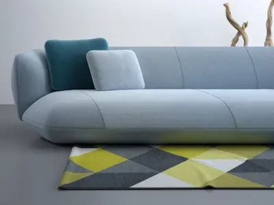 Floe Insel 11 12 3 Seater Sofa 3D model