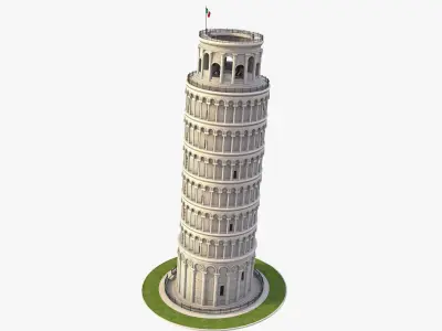 Tower of Pisa 3D model