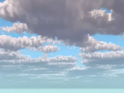 Clouds 3D model