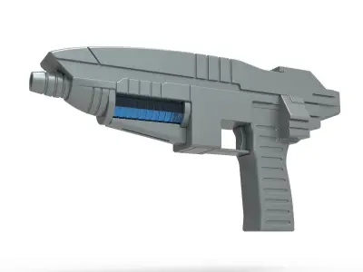 Andorian Plasma Pistol from Star Trek Enterprise TV series 3D model