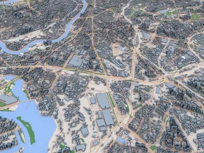 Moscow City Russia 3D model