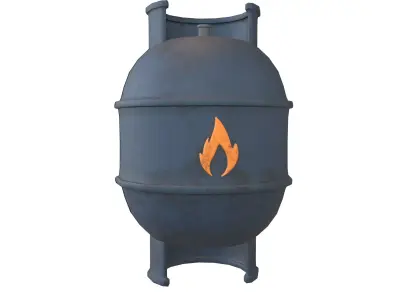 LPG Tank Icon V1 006 Low-poly 3D model