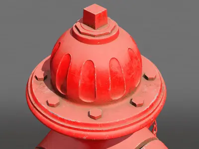 Hydrant - 4k texture  3D model