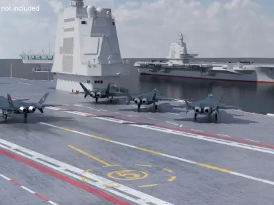  Chinese Supercarrier and Stealth Chengdu J 20 