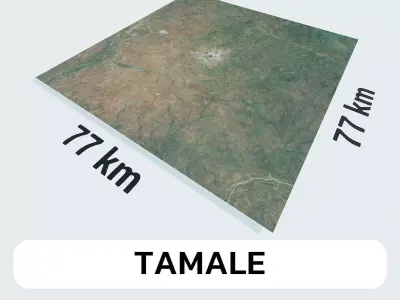 Tamale Ghana City Landscape 3D Model 3D model