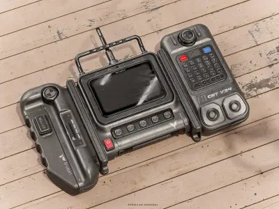 Sci-fi Controller V34 PBR Low-poly 3D model