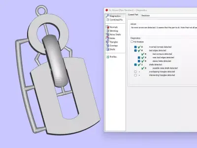 Light mini set without stones 3D print model