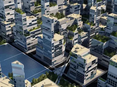 Future City A 4 3D model