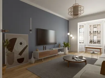 Nice Little Living Room No1 3D model