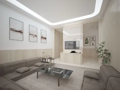 Men council design 3D model