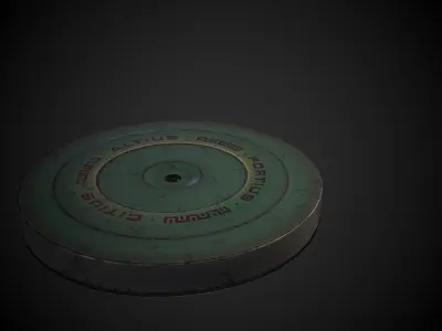 Training apparatus ussr Low-poly 3D model