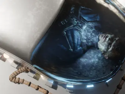 SCI FI Cryo Chamber 3D model