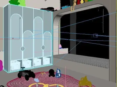 Kids Playing Room 3D model