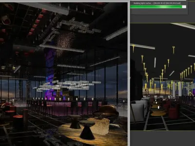 club bar 3D model