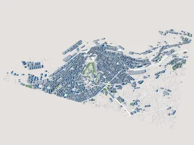 Vigo City Spain 3D model