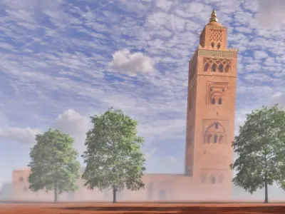 Koutoubia 3D 3D model